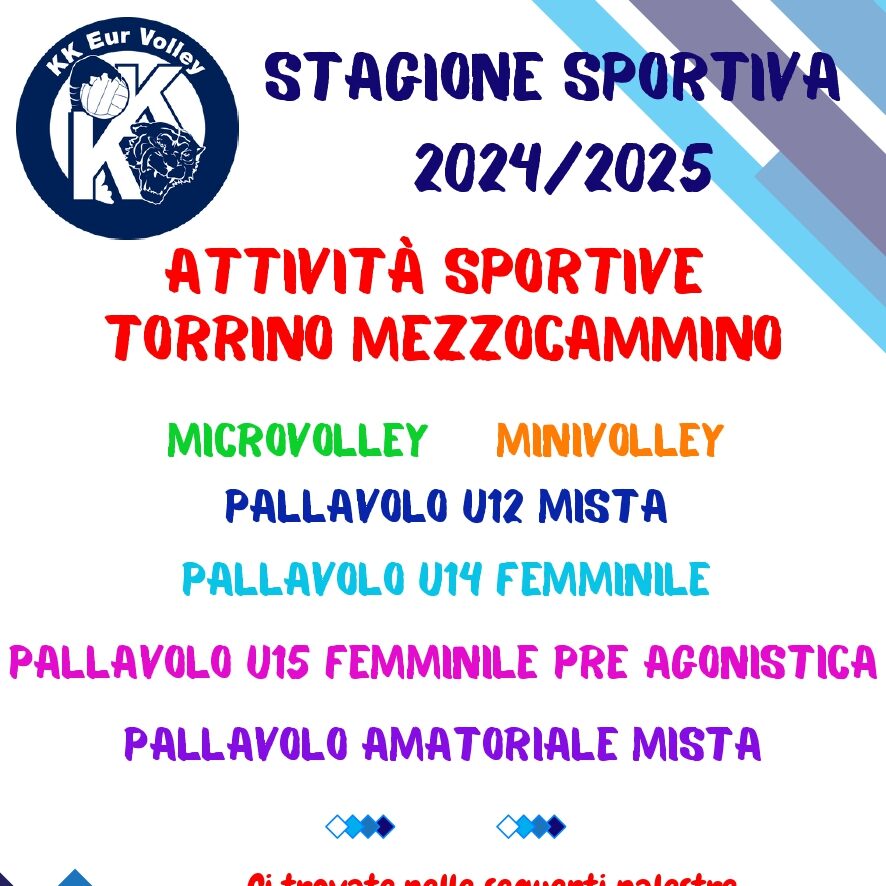 ATTIVITA’ SPORTIVE TORRINO 2024-2025